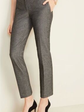 Ann Taylor Slim Devin Ankle Pants in Heather Gray